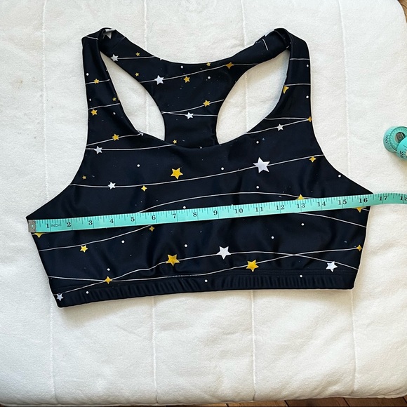 Large starry sports bra - Picture 3 of 5
